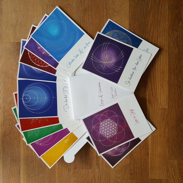 Postkarten Energie & Seelenbilder * Set mit 13 Karten* eigene Motive & Texte